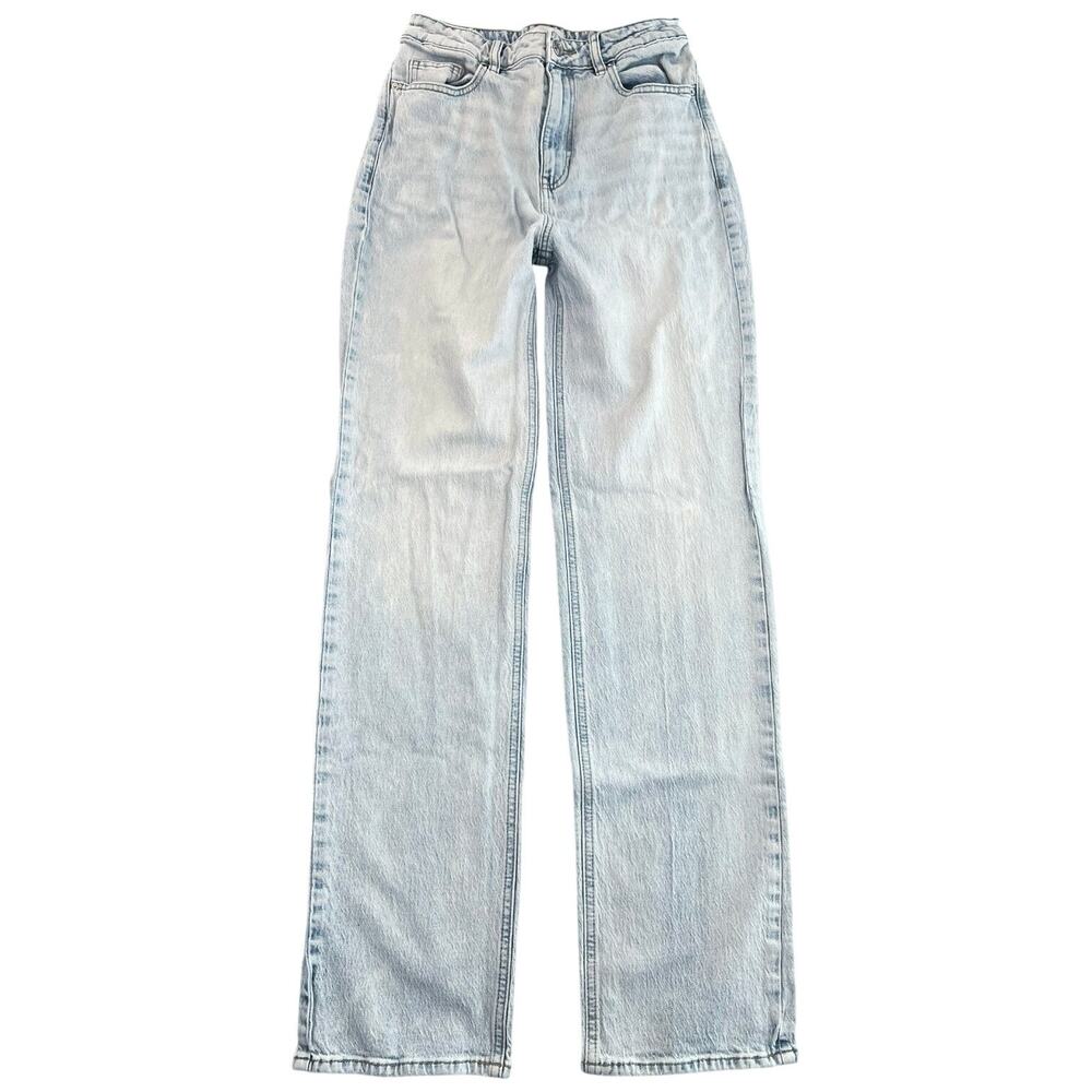 PacSun Light Wash High Rise Straight Leg Jeans - W24